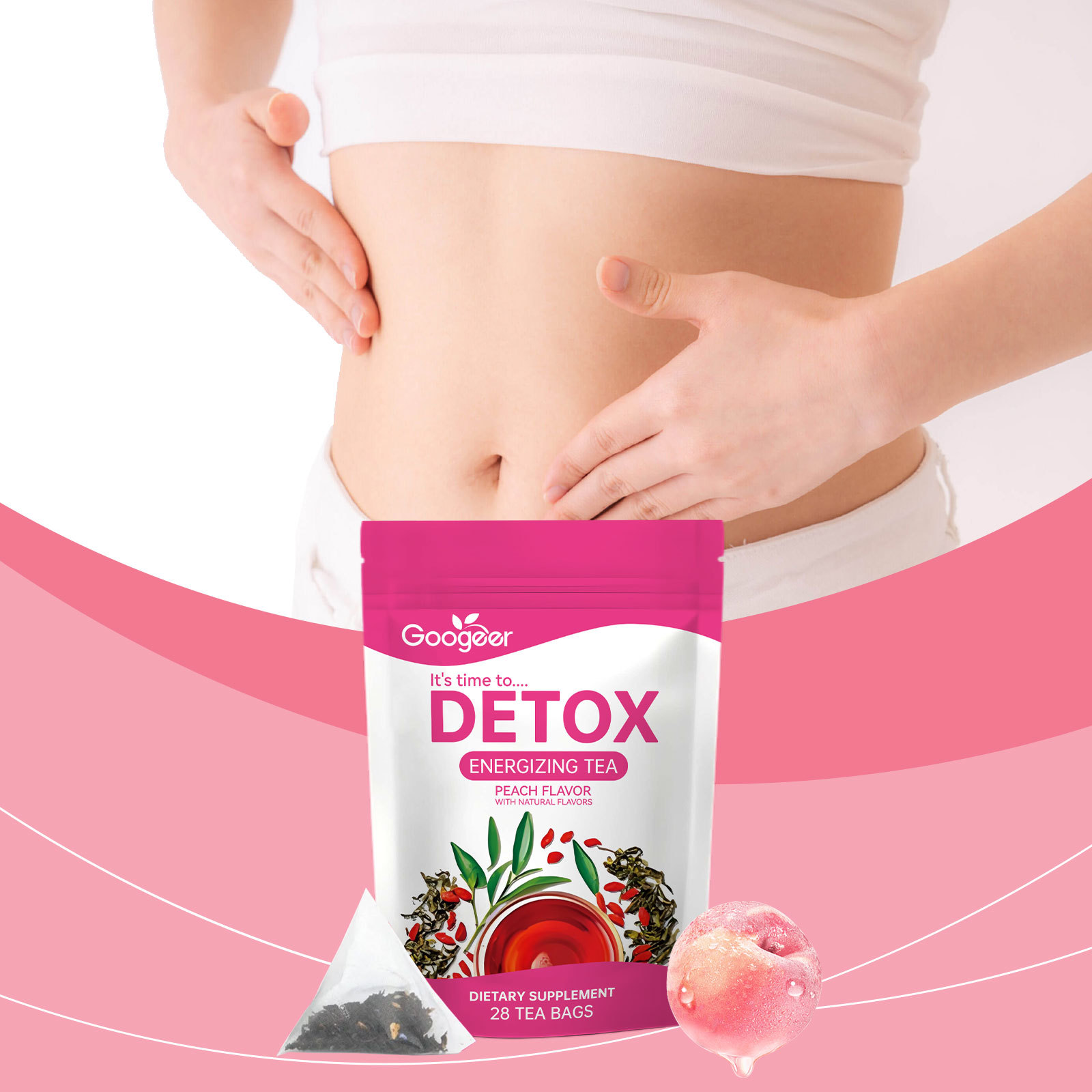 Herbal Wellness Tea - Chá de limpeza de desintoxicação -