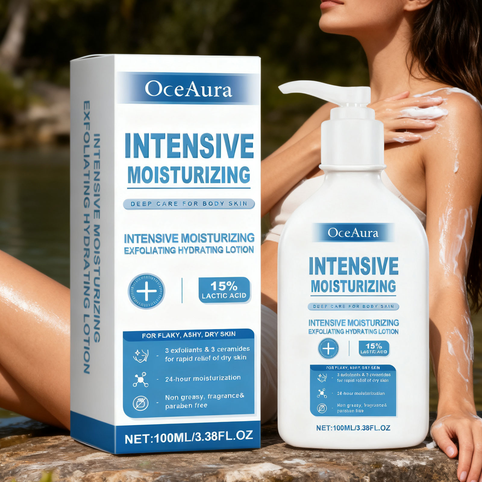 Healing Wellness - OceAura Loção Corporal Curativa Intensiva para