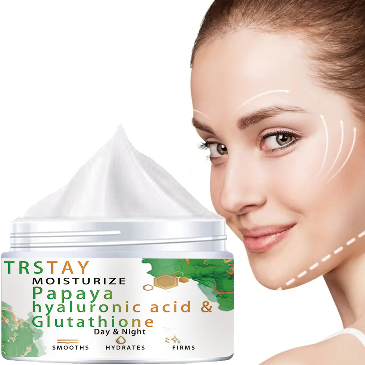 Healing Wellness - Ácido kójico desvanece-se creme, Papaya Dark